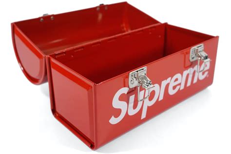 supreme metal lunch box|Supreme Metal Lunch Box Red .